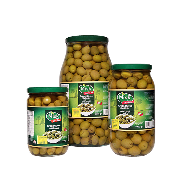 Green Olives Misk Food